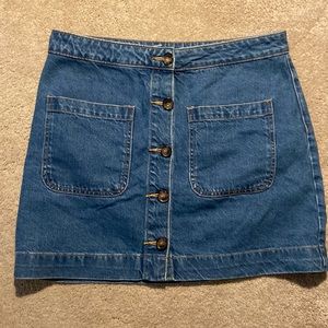 Free People Denim Skirt
